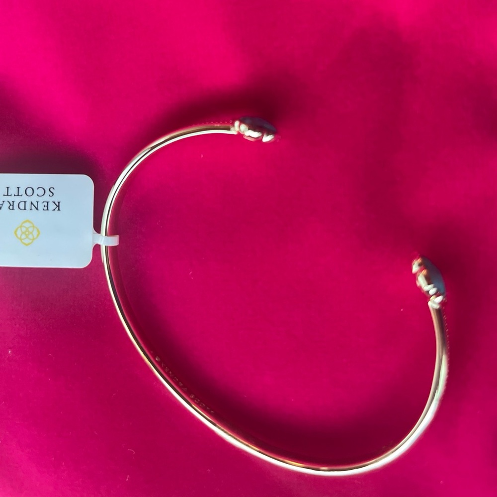 Kendra Scott Elegant Mallory turquoise Gold cuff Bracelet